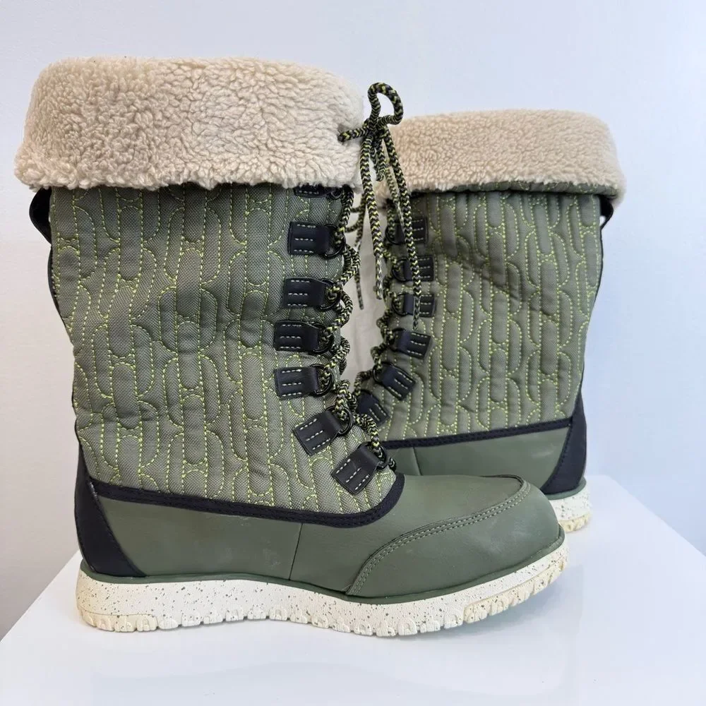 L.L. Bean Green TEK 2.5 Ultralight Pac Tall Snow Boot 200 Gram Primaloft Size 7